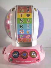 LeapFrog Spin and Sing Alphabet Zoo Pink ABC Toy - Works Great, Fun learning