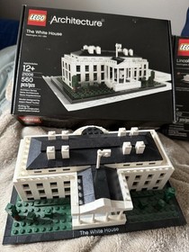 LEGO Architecture LOT US Capitol 21030 White House 21006 Jefferson 21002 - 100%
