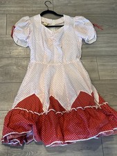VTG Partners Please Red Square Dance Malco Modes Size 10 M Short Sleeve