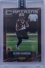 Alvin Kamara SAINTS 2025 PANINI INSTANT CAPTAINS CTP-27 BLACK One One 1/1