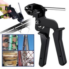 Stainless Steel Cable Tie Tool with Tensioner and Cutter, Self-Locking Design
