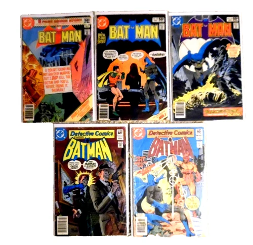 Vntg 5 Batman Comics/Detective Books With Condition Issues #328 330 331 511 516