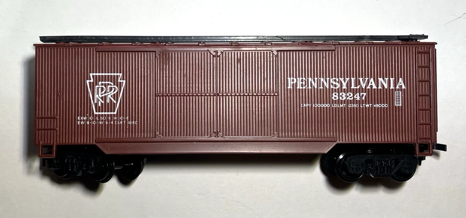 ⚡️ HO Scale IHC 40 ‘ wood 💥 Boxcar - Pennsylvania RR - New - Image 3 of 4