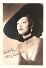 HEDY  LAMARR -hollywood starlet  1940/50s  posed " GLAMOUR " MAIL ORDER photo