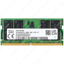 Hynix 32GB DDR5 4800MHz PC5-38400 2Rx8 SODIMM Laptop Memory RAM HMCG88AEBSA x1