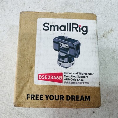 NEW SmallRig Field Swivel and Tilt Monitor Mount with Cold  Shoe BSE2346B