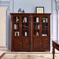 BüCherregal Vitrine Vitrinenschrank Regal Holz Schrank BüCherschrank Design Neu