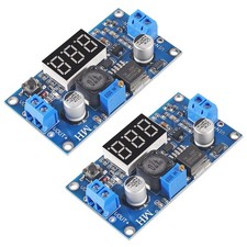 AOICRIE 2pcs LM2596S LM2596 DC-DC Buck Converter Adjustable Step-Down Voltage...