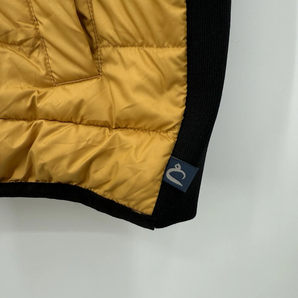 Carbon 2 Cobalt Mens Conquest Vest Puffer Size XXL 2XL Yellow Full Zip NEW - Image 4 of 4