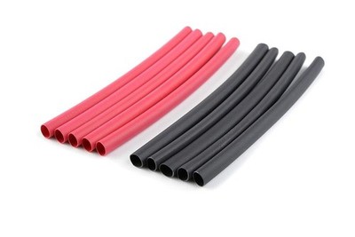 Team Corally Schrumpfschlauch 3.2mm Rot + Schwarz 10 Sts / C-50221