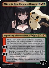 MTG - Minsc & Boo, Timeless Heroes - Fanart Borderless Style - EDH / Playtest