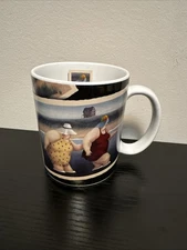 Vintage (1997) Lang And Wise Collector Mug - Judy And Marge L.H. #5 Thailand EUC