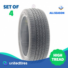Set Of 4 Used 21545r18 Bridgestone Turanza El440 89v - 832 Set Of 4 Used 21545r18 Bridgestone Turanza El440 89v - 832