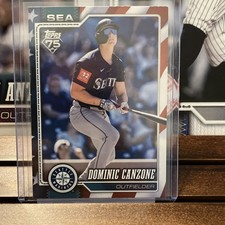 Topps 2026 Series 1 Dominic Canzone Seattle Mariners Independence Day #156 /76