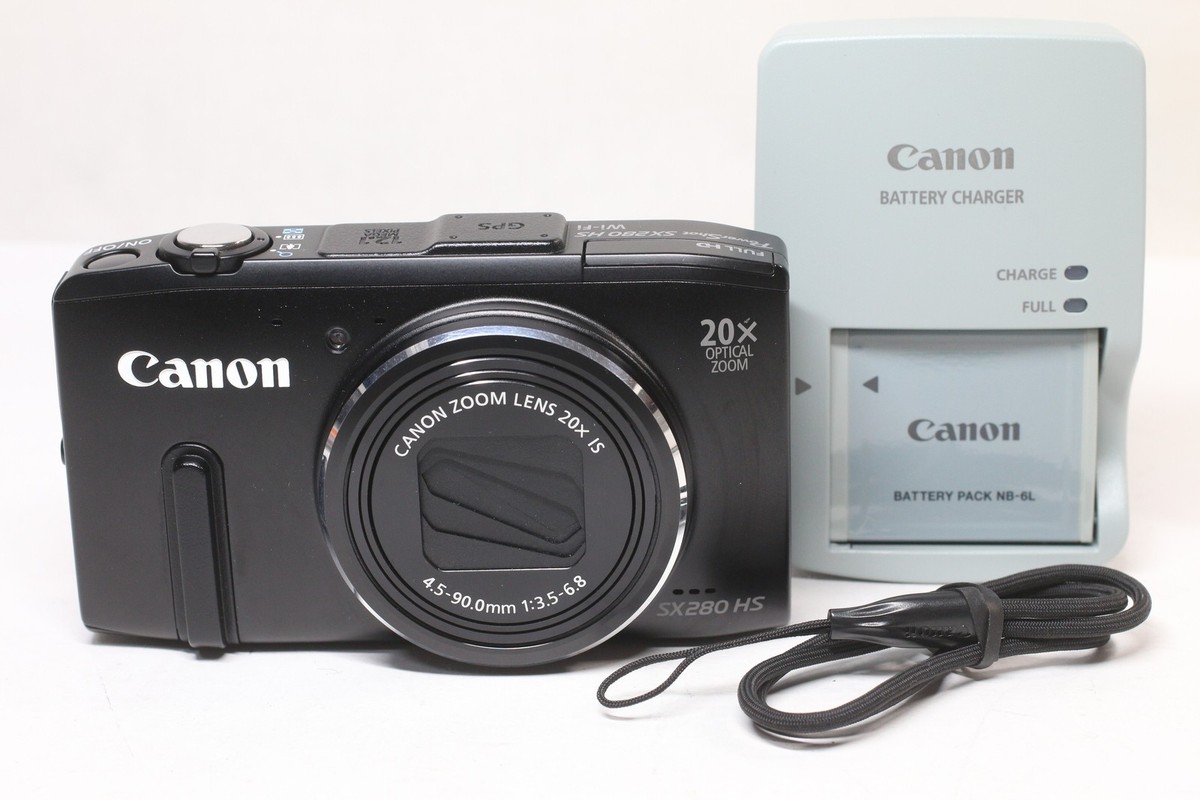 Canon PowerShot SX280 HS 12.1MP Digital Camera - Black for sale