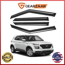 Smoke Window Sun Vent Visor Rain Guards Deflectors for Hyundai Venue 2020-2024