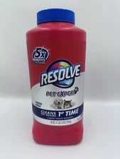 Resolve Pet Expert Carpet Moist Powder Large Area 18 Oz (Open Box)