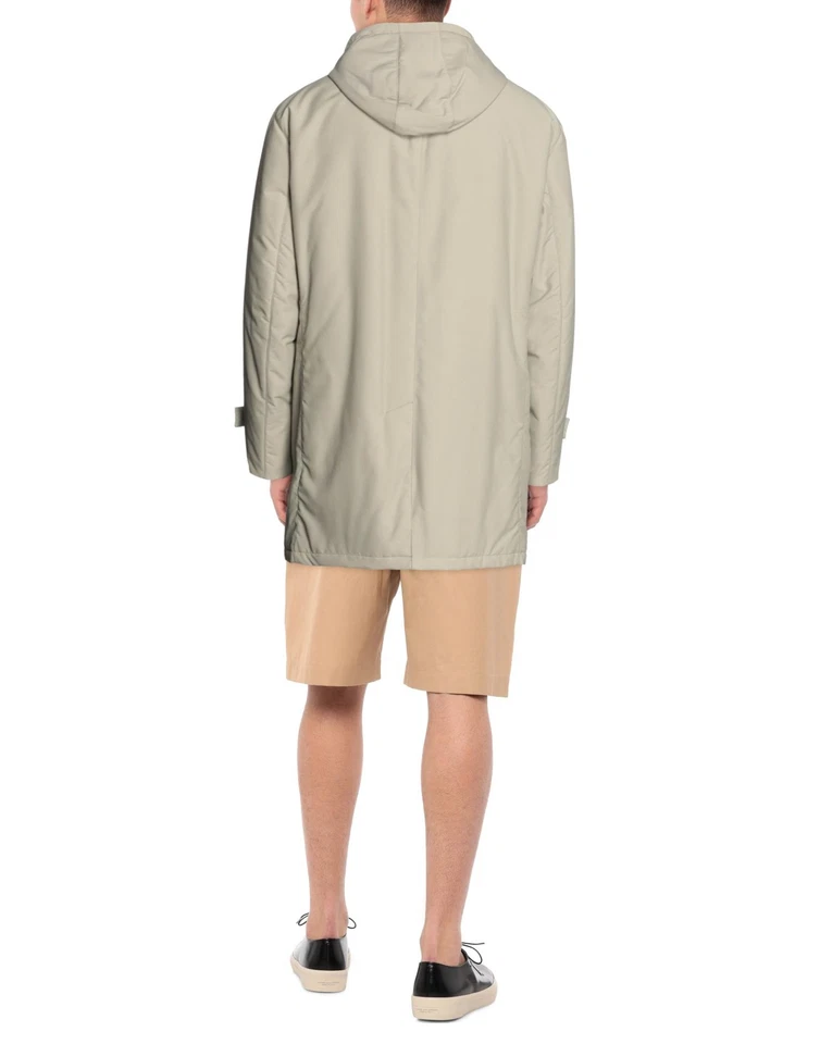 RRP€1810 GIAMPAOLO Coat IT50 US40 L Wool Blend Waterproof Hooded Made in Italy - Image 2 of 4