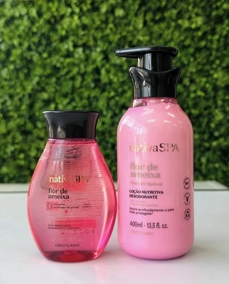 Boticário Nativa Spa Flor de Ameixa Plum Bossom Body Lotion + Body Oil