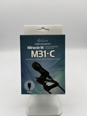 Digital Recording Microphone, Clip On , Type-C Connector. Free Ship