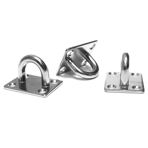 Augplatte Deckenhaken Wandhacken Zurröse Ösenplatte Fenderöse Mastplatte Ösen - Bild 6 von 10