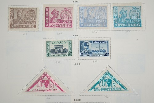 AFGHANISTAN 1910–1960s COLLECTION OF 425+ STAMPS MINT & USED ON SCOTT PAGES - Picture 13 of 24