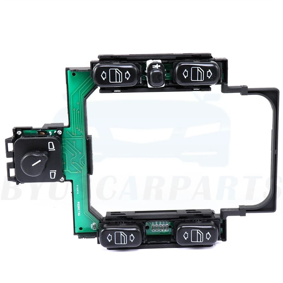 Power Window & Mirror Switch For 1996-1997 Mercedes Benz E300 E320 E420 3.2L - Image 2 of 4