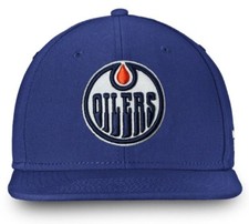Edmonton Oilers Cap Blue Fan Favorite Hat Adjustable Fanatics NHL Hockey Mens