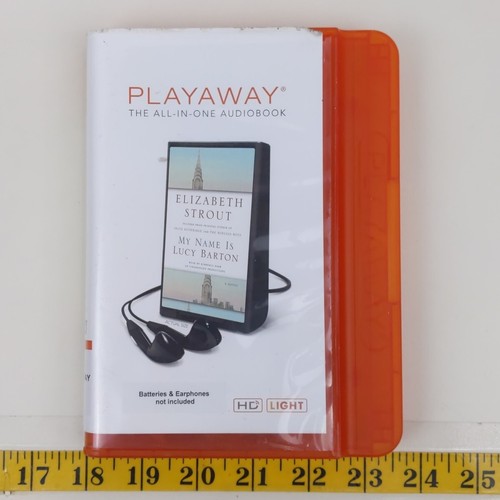 Playaway Audiobook Elizabeth Strout My Name Is Lucy Barton Portable