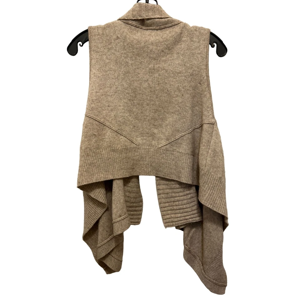 Cárdigan asimétrico delantero abierto de lana cachemir Michael Stas Foto 2 de 4