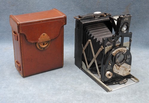1914-1935 NEWMAN & GUARDIA "NEW SPECIAL SIBYL" 6.5X9 ROSS XPRES 112MM F4.5 LENS