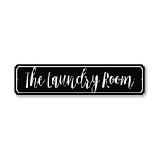 The Laundry Room Metal Sign