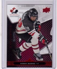 AIDAN DUDAS 18/19 Team Canada Juniors Rookie Exclusives #42 Card #d 053/225