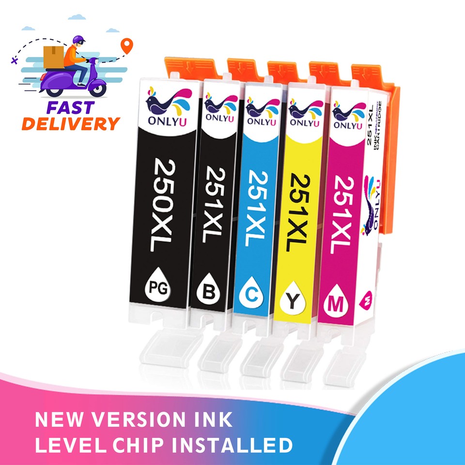 Canon Mx725 2 Cartucce D'inchiostro Nero PGI-250XL Per Stampanti Canon Pixma MG5420, MG5520, MG6320, MX722, MX922 PGI-250XL Cartuccia Nera - Foto 4