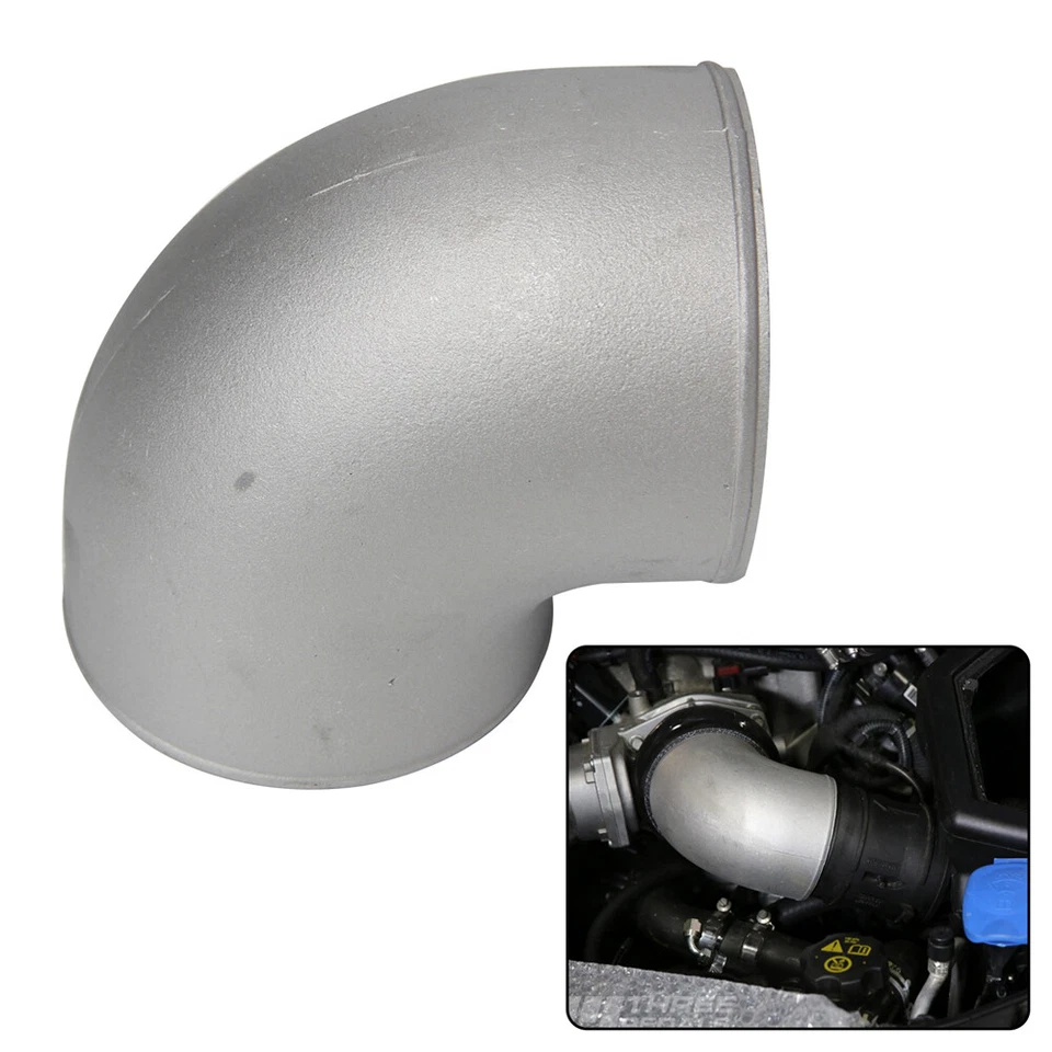 102mm 4" Aluminio Fundido 90 Grados Codo Tubo Turbo Intercooler Tubo Universal Foto 4 de 4