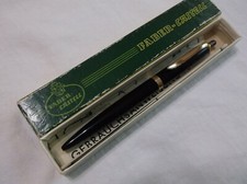 A.W. FABER CASTELL KS 04 BLACK BALLPOINT PEN / RED PUSH BUTTON