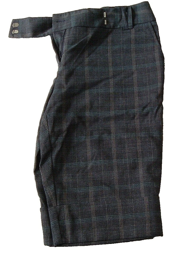 Tracy Evans Polyester Check Shorts for Women