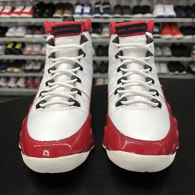 Nike Air Jordan 9 Retro White Gym Red 302370-160 Men's Size 8 | eBay