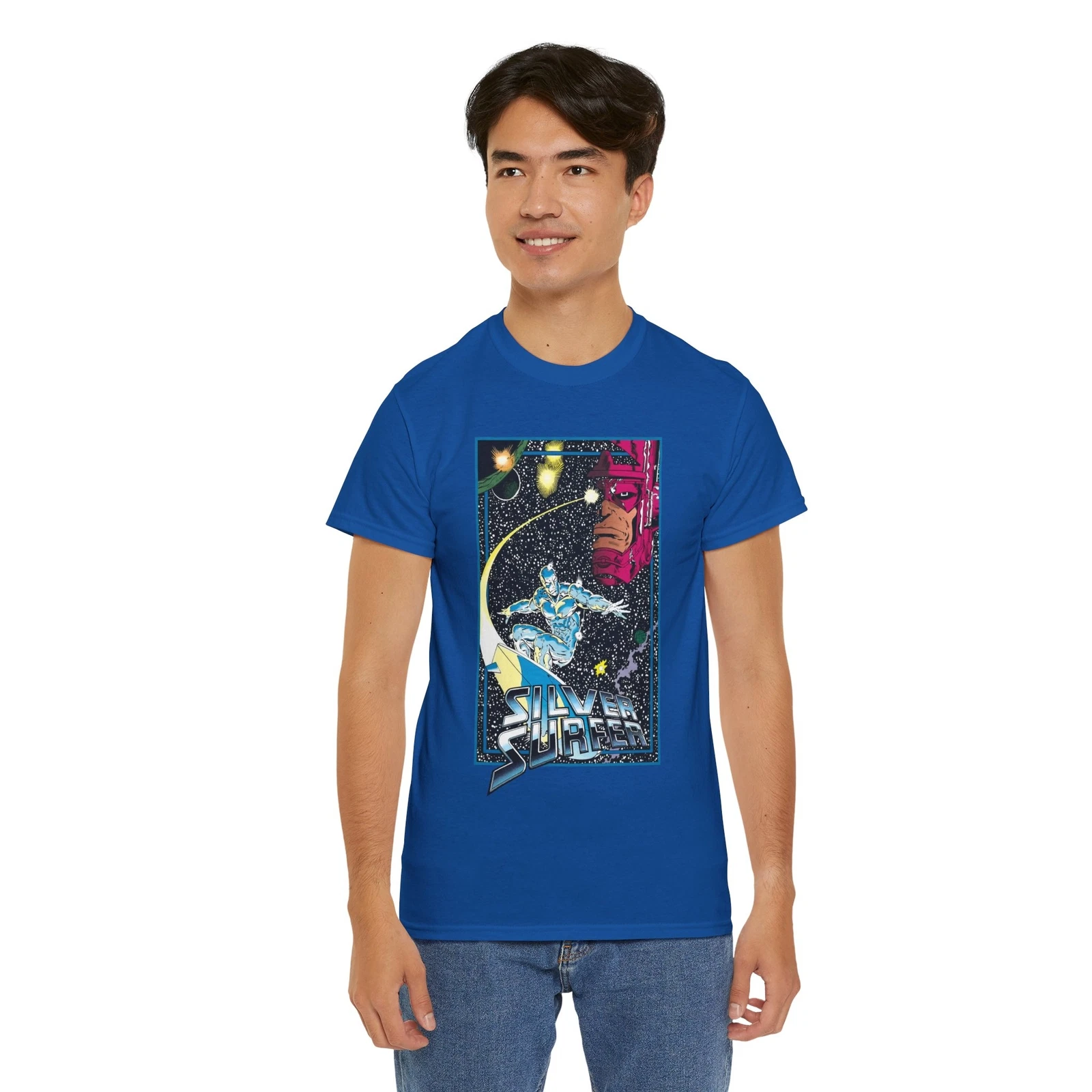 Silver Surfer T-Shirt - Marvel Comics - Ron Lim Art - Galactus - Norrin Radd