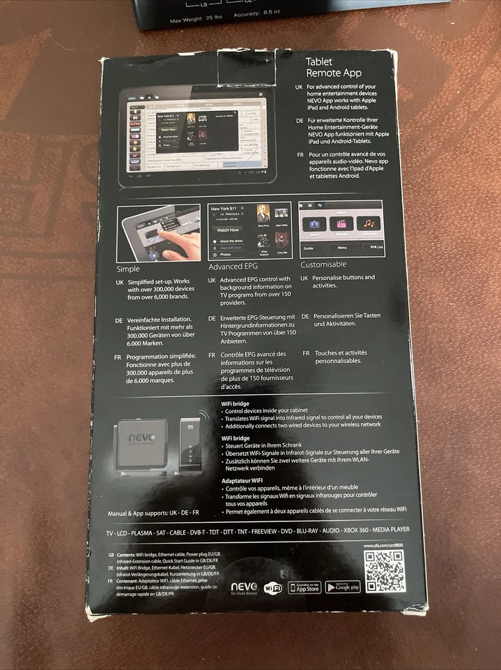 one for all Tablet Remote - turn tablet into advanced remote URC-8800 New - Image 2 of 4