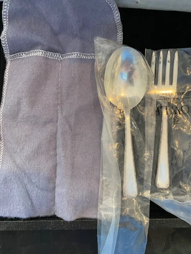 TOWLE OLD LACE   2 PIECE BABY SET STERLING SILVER  NEW IN BAGS SUPER NICE SET