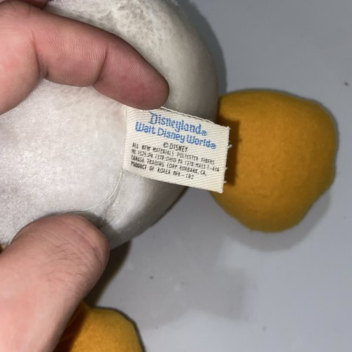 Donald Duck Walt Disney - Disneyland 11" Plush Stuffed Animal Vintage - Picture 8 of 10