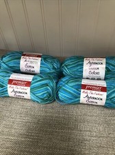 Premier Yarns Afternoon Cotton Yarn Blended Greens Blues Caribbean