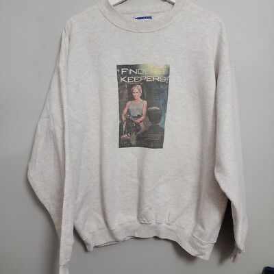 Finders Keepers Linnea Sinclair Sci-fi Romance Book Novel Promo Sweatshirt Large