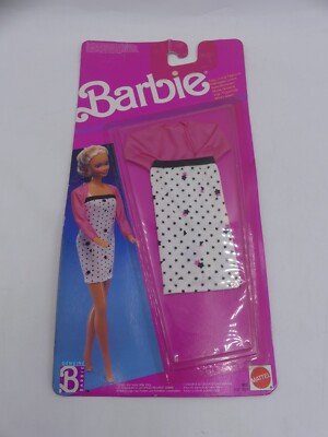 VINTAGE BARBIE 1989 EASY LIVING FASHION DRESS MOC - Main Image