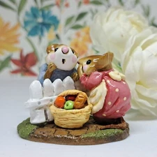 Wee Forest Folk Miniature Figurine M-130 - Mouse Talk
