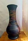Vintage ROYAL HAEGER Lava EARTH WRAP Pottery VASE Snakeskin inspired design MCM