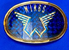 Wings Paul Mccartney Vintage 1977 Pacifica - Album Band Music Belt Buckle