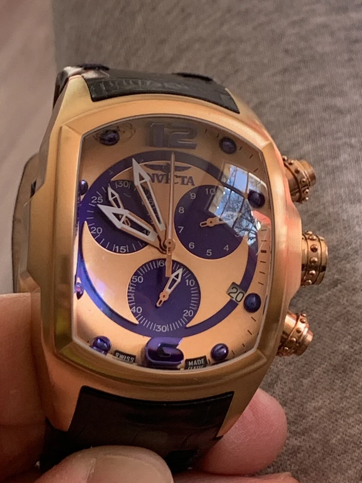 Invicta Lupah Chronograph Real Swiss Made! - Image 4 of 4