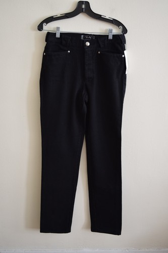 Thierry Mugler Herren Button Fly Schwarz Italy Paris Denim Jeans 28 - Bild 10 von 12
